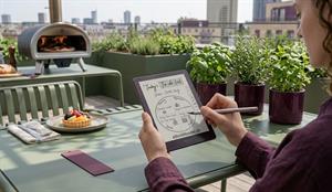 eBookReader.dk Onyx BOOX Go 6 Gen II ebogslæser - blomme skitse